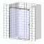 Душевая дверь в нишу RGW Classic CL-12 (1360-1410)x1850 стекло шиншилла 04091214-51