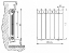 Радиатор водяной биметаллический Rifar Monolit 350 8 секций